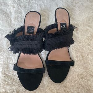 Zac Posen Black Sandal Stiletto Size 8